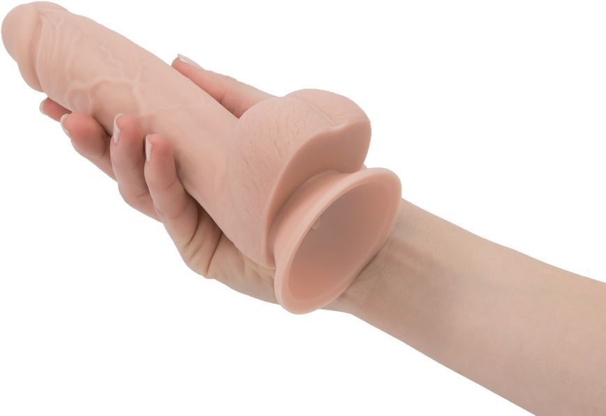 Реалистичный фаллоимитатор на присоске ADDICTION &mdash; Mark 7,5&Prime; Dildo With Balls, Beige SO5583 фото