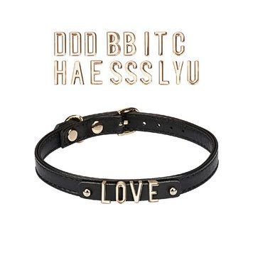 Чокер Liebe Seele DIY Choker with 21 Removable Letters SX1673 фото