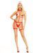 Портупея з чокером і гартери Leg Avenue 2PC Vegan Leather Nurse Harness Teddy and Headband Red L SX1718 фото 8