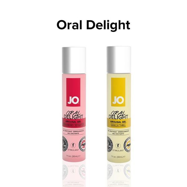 Гель для оральных ласк JO Oral Delight Vanilla Thrill (30 мл), эффект холод-тепло SO1495 фото