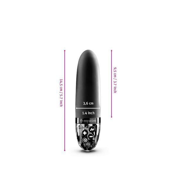 Вибратор с электростимуляцией Mystim Sleak Freak Black Edition SO8145 фото