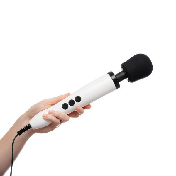 Вибромассажер DOXY Original White, очень мощный, питание 220В, пульсирующие вибрации SO1431 фото