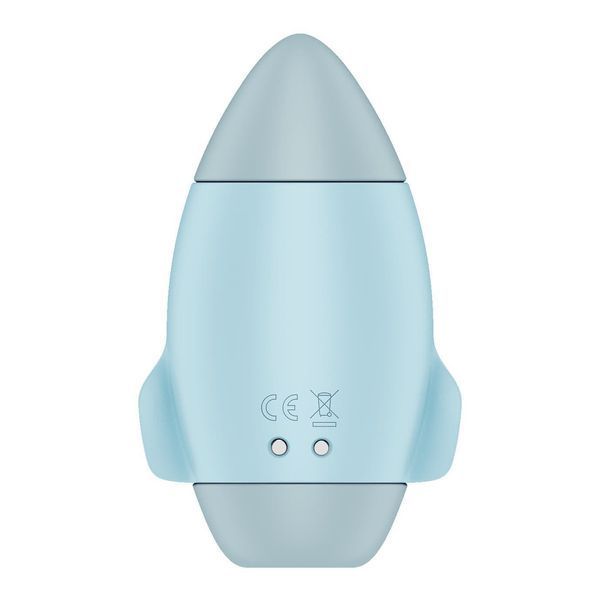 Вакуумный стимулятор с вибрацией Satisfyer Mission Control Blue, 2 независимых мотора SO8969 фото