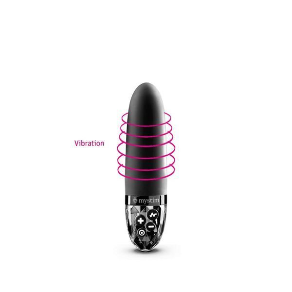 Вибратор с электростимуляцией Mystim Sleak Freak Black Edition SO8145 фото