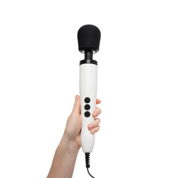 Вибромассажер DOXY Original White, очень мощный, питание 220В, пульсирующие вибрации SO1431 фото