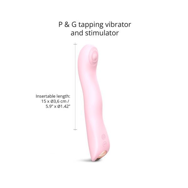 Вибратор Love To Love SWAP - BABY PINK, с пульсирующей жемчужиной для точки G, 3 мотора, гнется SO7386 фото