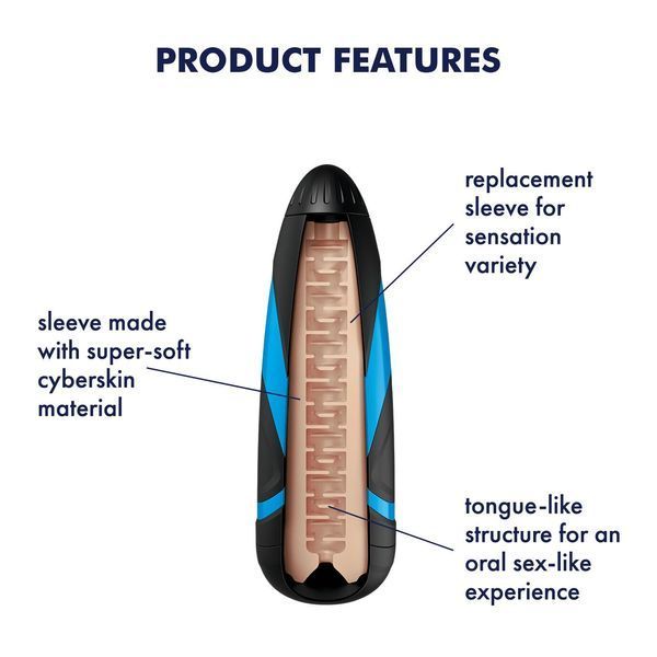 Запасной рукав-вставка для мастурбатора Satisfyer Men LUSTY TONGUES SO2024 фото