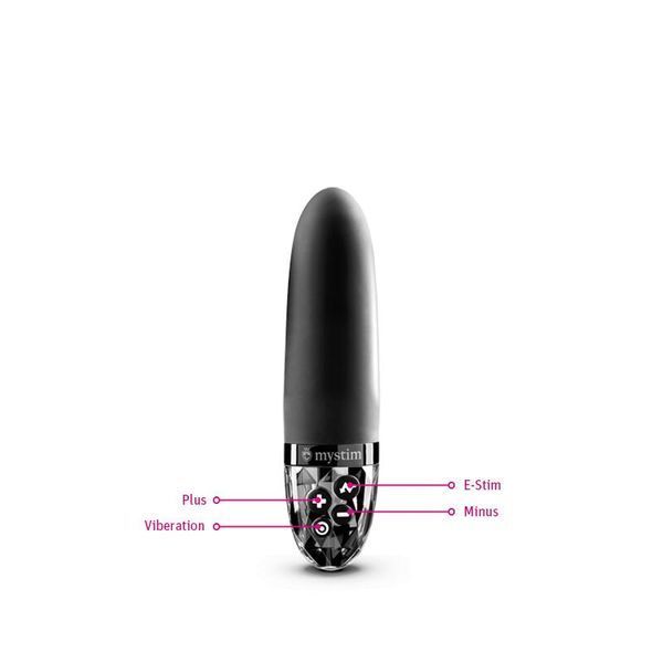 Вибратор с электростимуляцией Mystim Sleak Freak Black Edition SO8145 фото