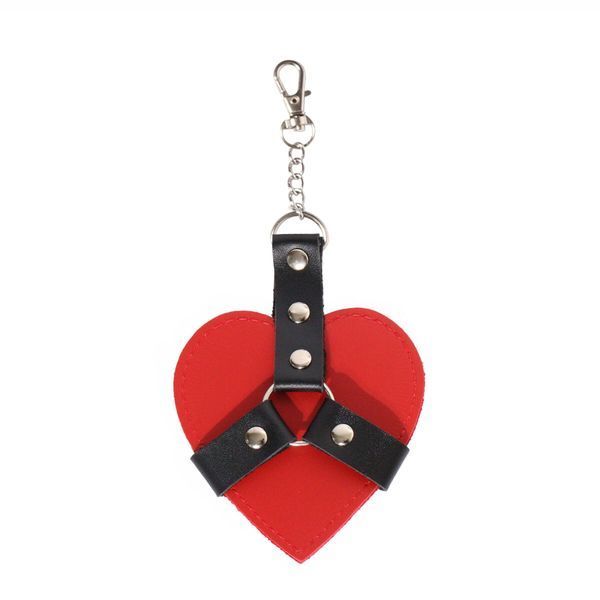 Брелок на карабине для ключей Art of Sex Chained Heart, Красный SX2338 фото
