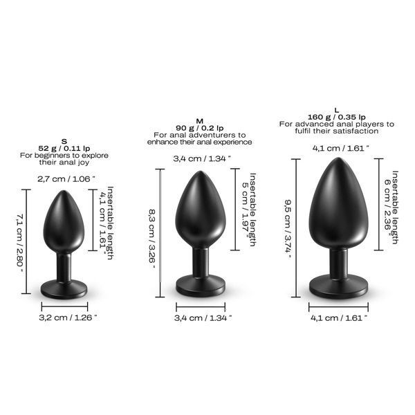 Анальная пробка Dorcel ONIX PLUG M SX1376 фото