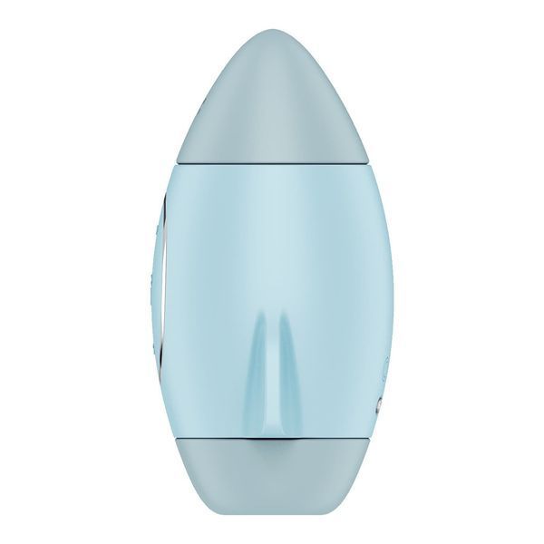 Вакуумный стимулятор с вибрацией Satisfyer Mission Control Blue, 2 независимых мотора SO8969 фото