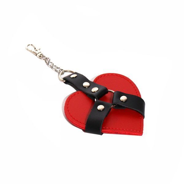 Брелок на карабине для ключей Art of Sex Chained Heart, Красный SX2338 фото