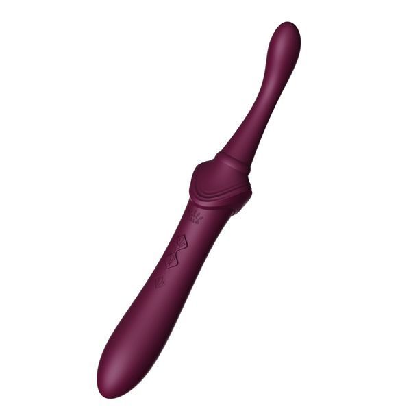 Мультифункциональный вибратор Zalo &mdash; Bess 2 Velvet Purple, 4 насадки, подогрев SO8237 фото