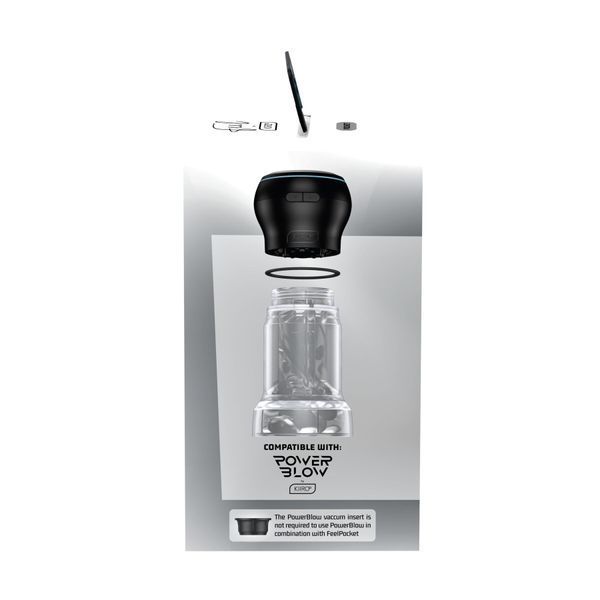 Мастурбатор Kiiroo Feel Pocket Crystal совместим с PowerBlow SX2239 фото