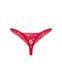 Кружевные стринги Obsessive Lacelove thong XL/2XL Red, низкая посадка SO8663 фото 4