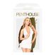 Мини-платье с открытой спиной и стрингами Penthouse - Earth-Shaker White S/M SO7148 фото 3