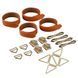 Набор для связывания LOCKINK Hogtie Set - Brown SX0840 фото 2