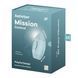 Вакуумный стимулятор с вибрацией Satisfyer Mission Control Blue, 2 независимых мотора SO8969 фото 6