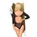 Боди Penthouse Under My Spell XL Black, длинные рукава, рисунок перевернутая лилия, глубокий вырез SO6444 фото 2