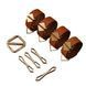 Набор для связывания LOCKINK Hogtie Set - Brown SX0840 фото 1