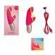 Мини вибратор-кролик со стимулирующей лентой Fun Factory AMORINO pink/neon yellow, лента съемная SX0946 фото 4