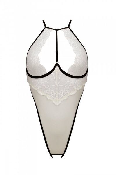 Боди с доступом Passion CHIKA BODY XXL/XXXL, cream SO9697 фото
