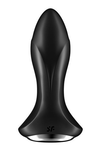 Анальная смарт-вибропробка с жемчужным массажем Satisfyer Rotator Plug 1+ Black SO6278 фото