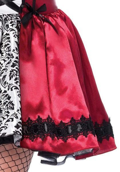 Эротический костюм Красной шапочки Leg Avenue Gothic Red Riding Hood 1X&ndash;2X, платье, накидка SO9126 фото
