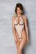 Боди с доступом Passion CHIKA BODY XXL/XXXL, cream SO9697 фото 6