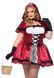 Эротический костюм Красной шапочки Leg Avenue Gothic Red Riding Hood 1X&ndash;2X, платье, накидка SO9126 фото 1