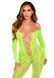Бодистокинг Leg Avenue Crotchless Footless Lingerie Bodystocking One Size Neon Green SX2777 фото 1