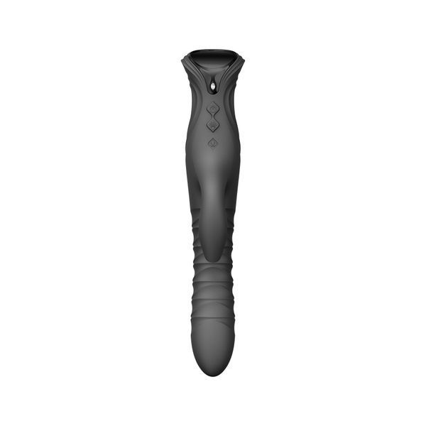 Пульсатор-кролик с вибрацией Zalo Mose 2 Obsidian Black SX2688 фото