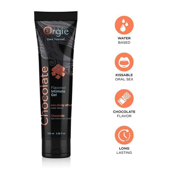 Лубрикант на водной основе Orgie Lube Tube Chocolate, 100 мл, со вкусом и ароматом шоколада SX1512 фото