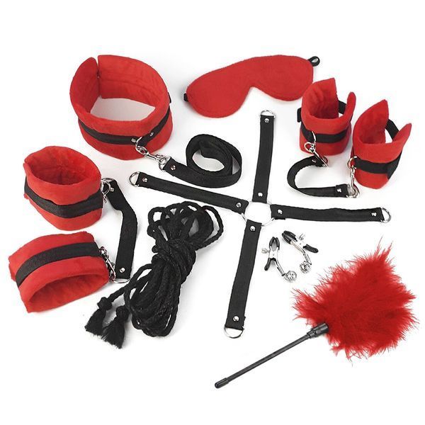 BDSM-набор Art of Sex &ndash; Soft Touch BDSM Set, красный, 9 предметов SO6599 фото
