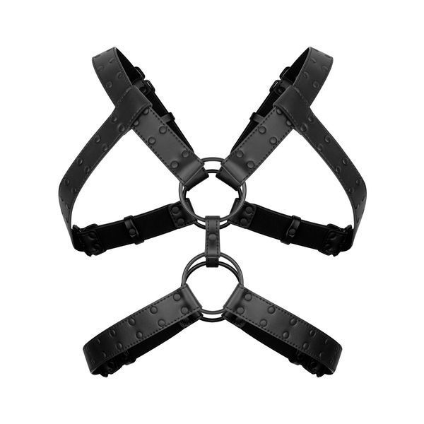Портупея Bedroom Fantasies: Rocco Bondage Harness, чорна SO8827 фото