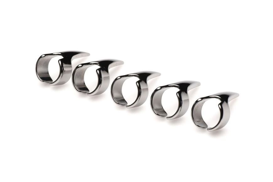 Набор колец с когтями Master Series Five-Piece Sensation Claw Rings - Silver SX1191 фото