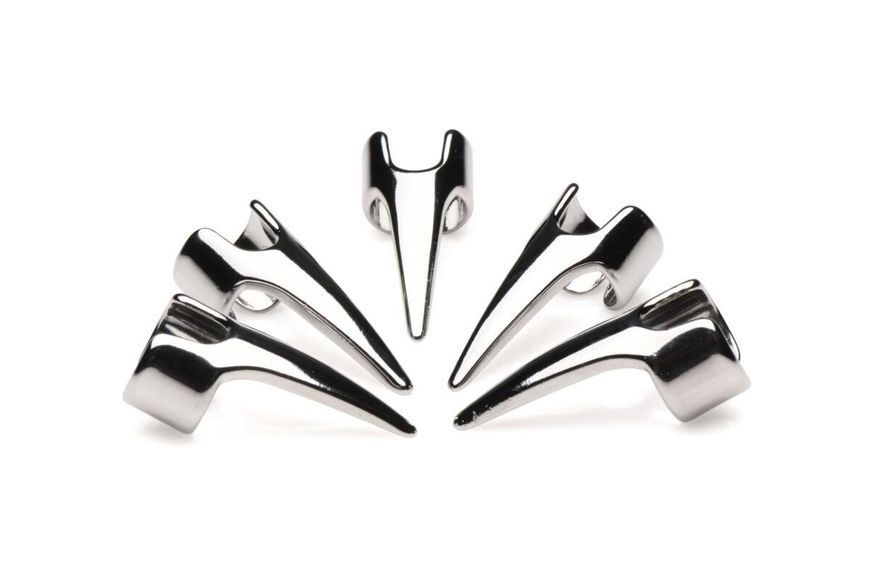 Набор колец с когтями Master Series Five-Piece Sensation Claw Rings - Silver SX1191 фото