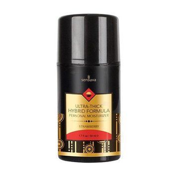 Густой крем-смазка на гибридной основе Sensuva UltraThick Hybrid Formula Strawberry (100 мл) SO3260 фото