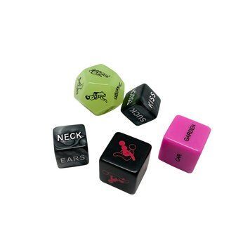 Набор кубиков Wooomy Ooo 5 Dice Set (EN): места и позы для секса, интимные действия и части тела SO7403 фото
