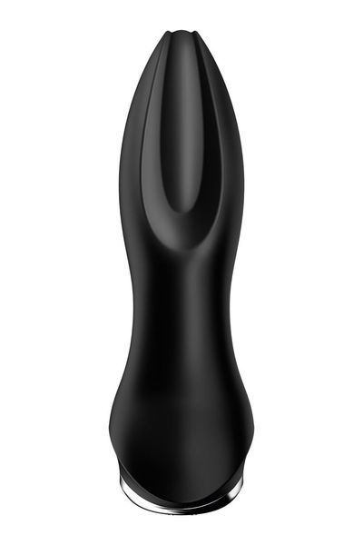 Анальная смарт вибропробка с жемчужным массажем Satisfyer Rotator Plug 2+ Black SO6279 фото