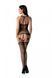 Бодистокинг с множеством бретелей Passion BS095 One Size, black, имитация пояса и чулок, с доступом SO8926 фото 2