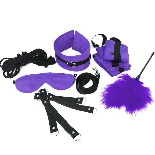 BDSM-набор Art of Sex &ndash; Soft Touch BDSM Set, фиолетовый, 9 предметов SO6600 фото