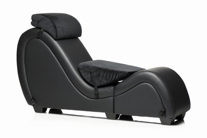 Секс-кресло с подушками Master Series Kinky Sex Lounge with Cushions - Black SX1192 фото
