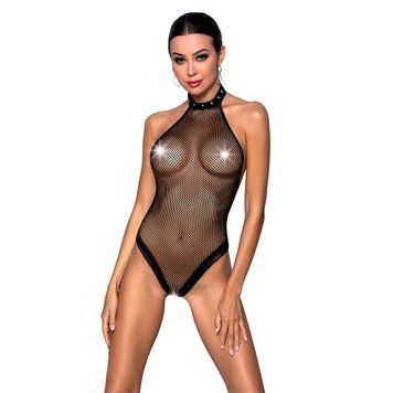 Боди-халтер с открытым доступом Passion MOONLIGHT BODY XXL/XXXL black SO8450 фото