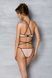 Комплект белья Passion CHIKA SET, S/M, cream, топ, трусики SO9699 фото 7