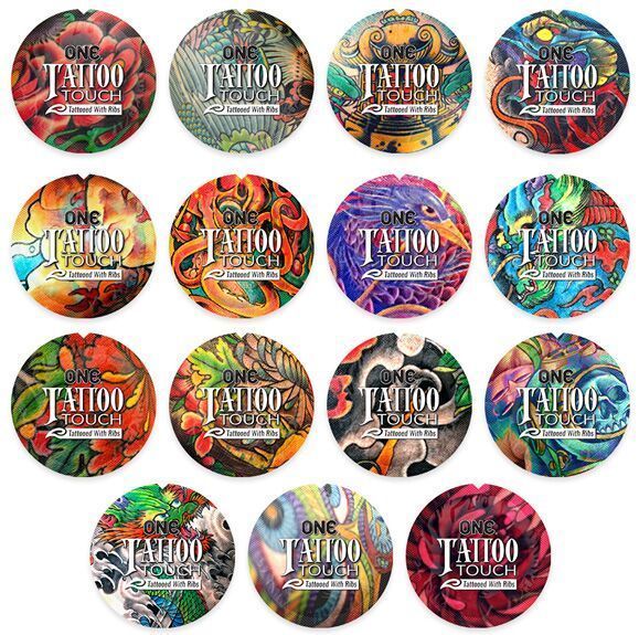 Презерватив ONE Tattoo Touch Purple, 1 шт, фиолетовый с рельефом в виде татуировки SX0757 фото