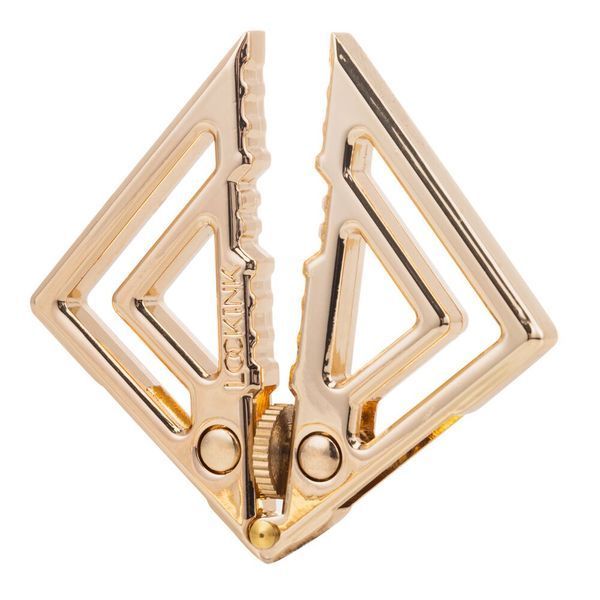 Зажимы для сосков с легкой подвеской LOCKINK Adjustable Nipple Clamps with Light&nbsp;Pendant - Golden SX0848 фото