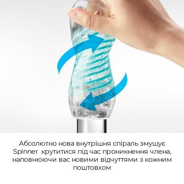 Мастурбатор Tenga Spinner 03 Shell с упругой стимулирующей спиралью внутри SO2748 фото