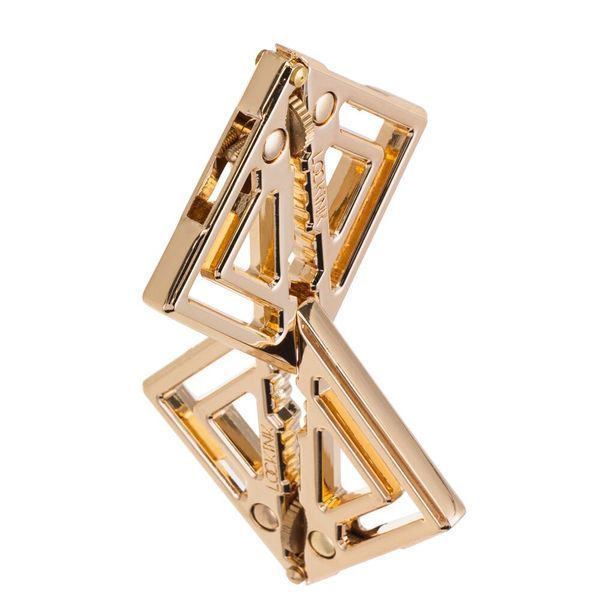 Зажимы для сосков с легкой подвеской LOCKINK Adjustable Nipple Clamps with Light&nbsp;Pendant - Golden SX0848 фото