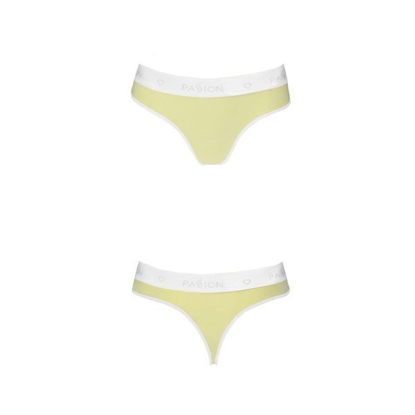 Спортивные трусики-стринги Passion PS007 PANTIES L, yellow SO4259 фото